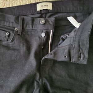 Baldwin Men's Dark Jeans Made In USA Sz 36